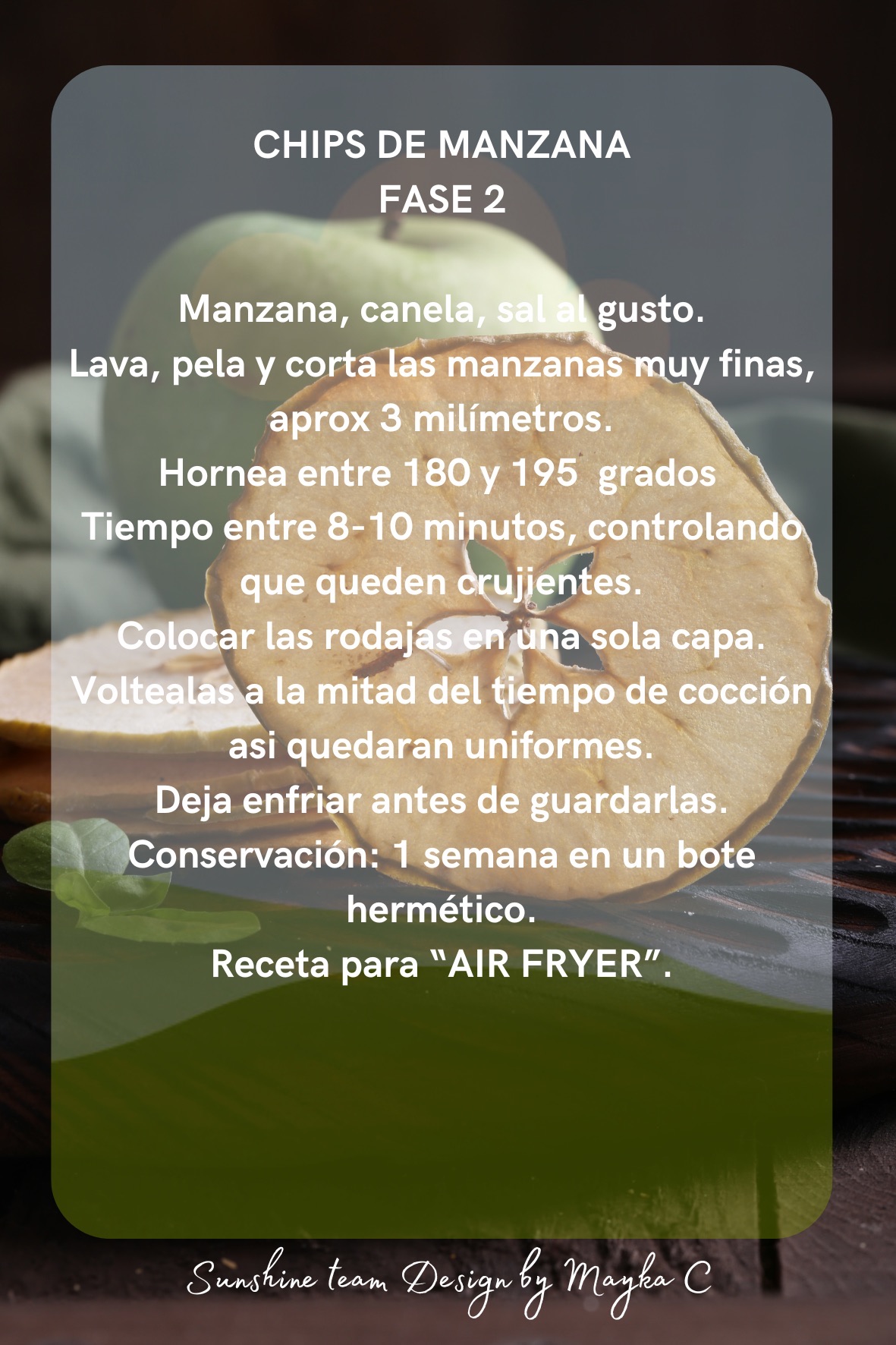 Chips de Manzana